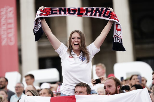 Fans watch England v Germany – UEFA Women’s Euro 2022 – Final