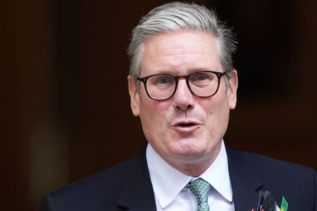 A close-up of Sir Keir Starmer in a suit and tie