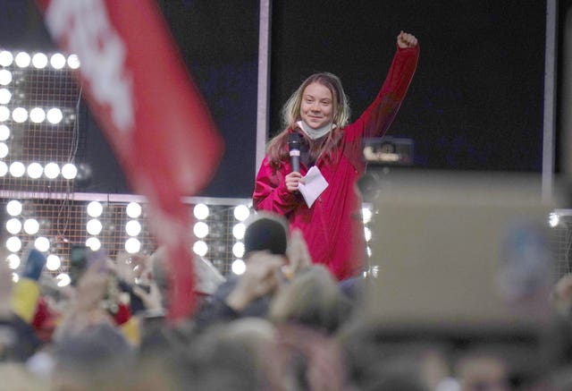  Greta Thunberg in Glasgow