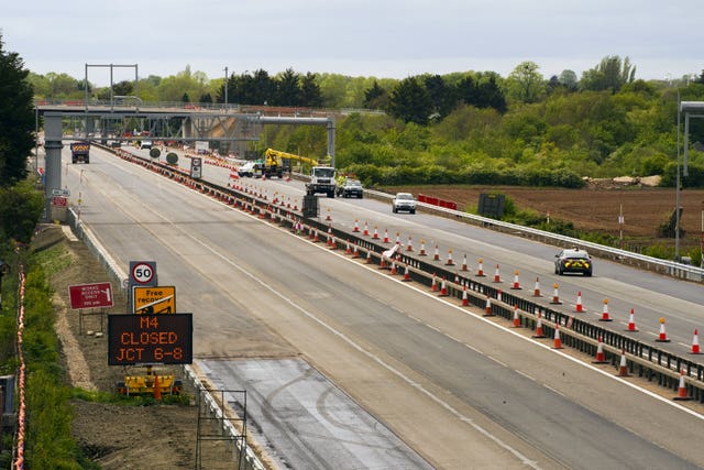 M4 roadworks