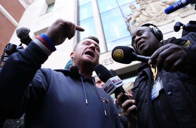 Tommy Robinson court case