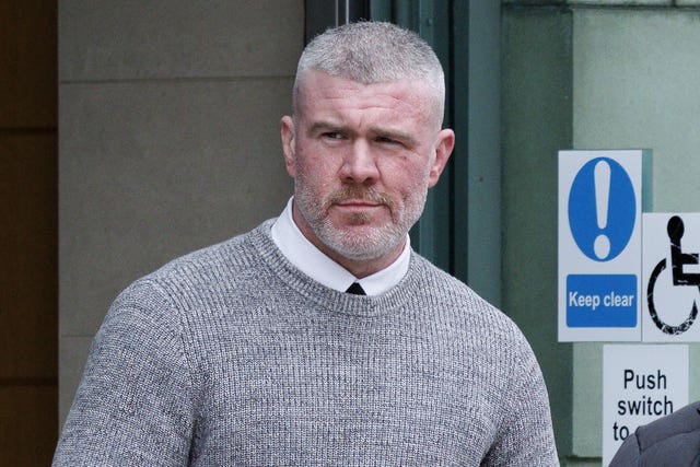 Peter Cavanagh outside Belfast Crown Court