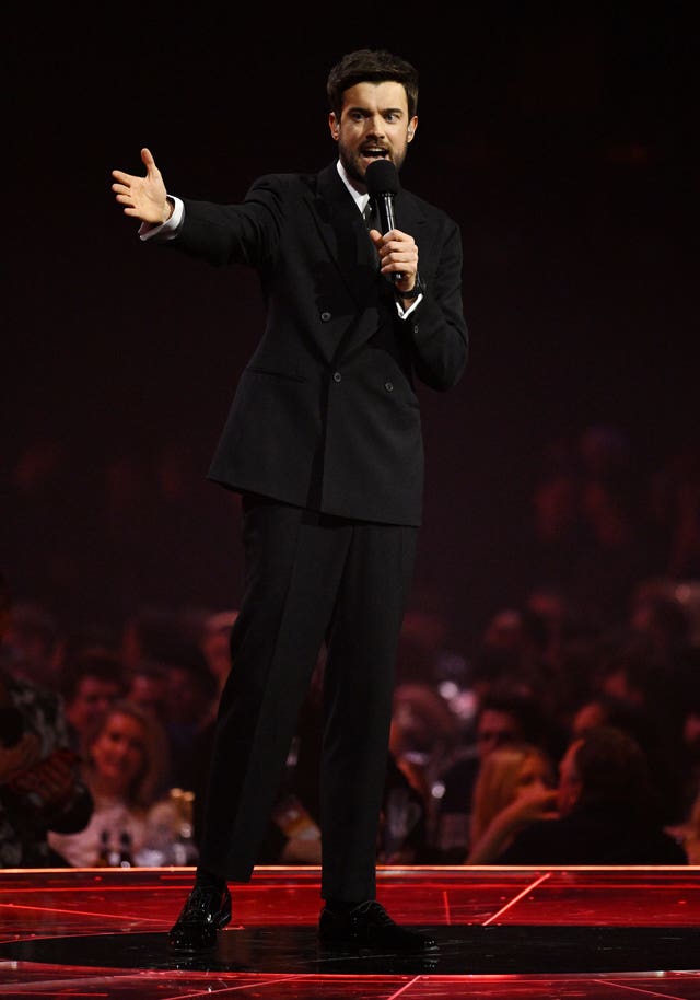 Presenter Jack Whitehall during the Brit Awards 2026 at Co-op Live in Manchester