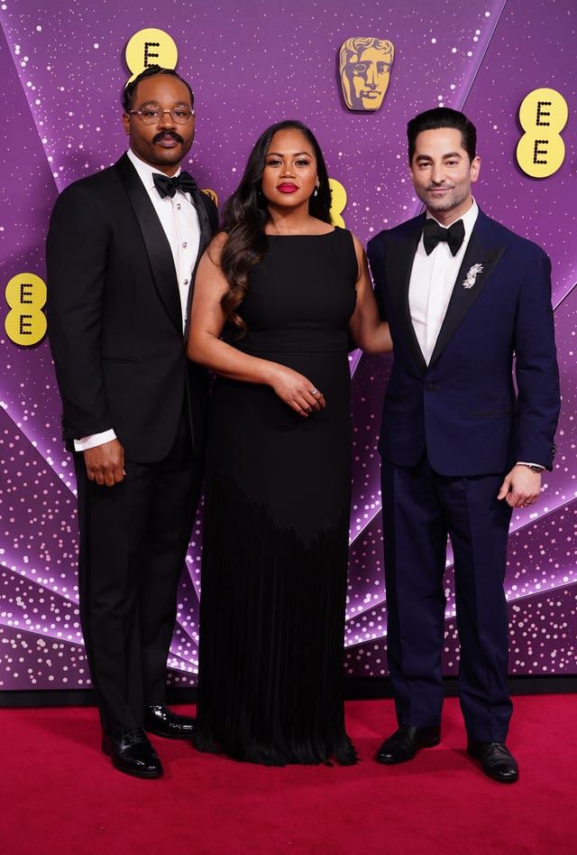 Ryan Coogler with Sinners' producers, Zinzi Coogler and Sev Ohanian 