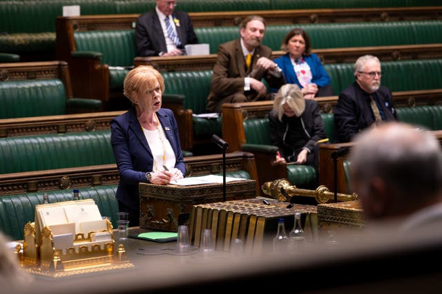 Wendy Morton speaking in the Commons