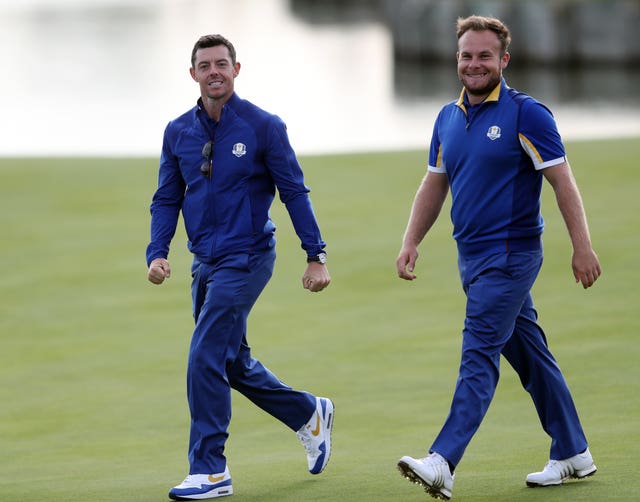 Rory McIlroy and Tyrrell Hatton