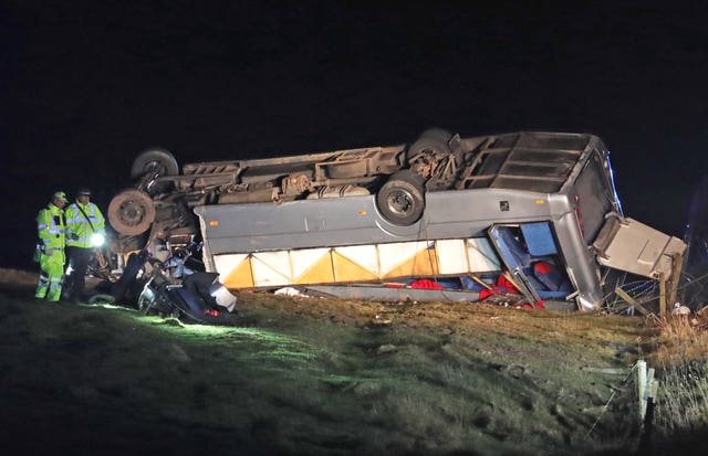 Scottish minibus crash