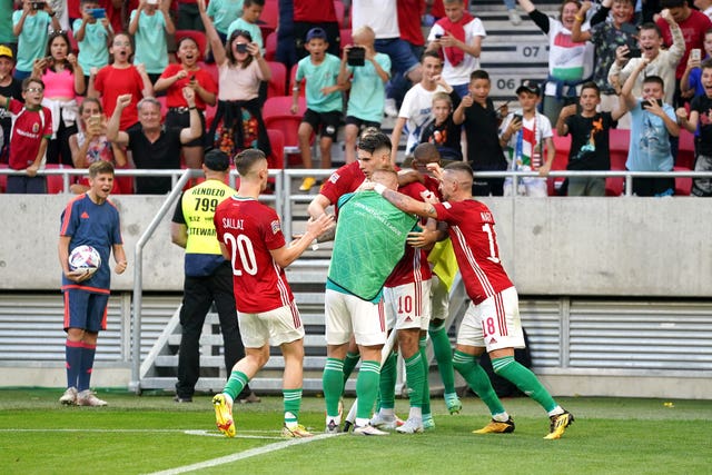 Hungary celebrated a shock win