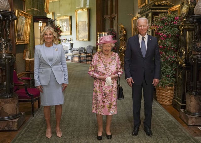 The Queen and the Bidens