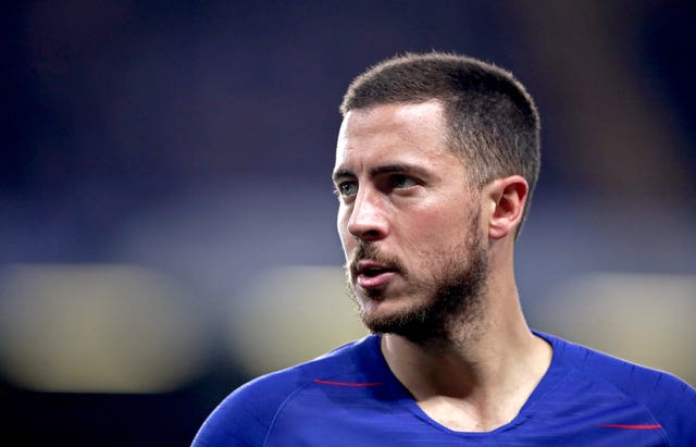 Eden Hazard came off in the second half after being on the receiving end of a number of heavy challenges