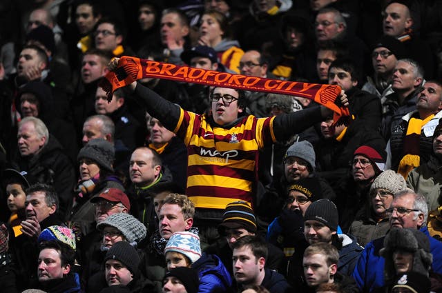 A sell-out crowd of 23,971 witnessed a memorable night at Valley Parade