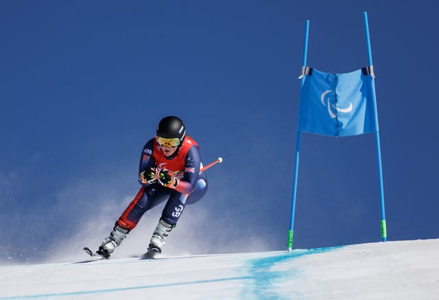 Knight finished with the Bronze medal, Britain's first of the Winter Paralympics