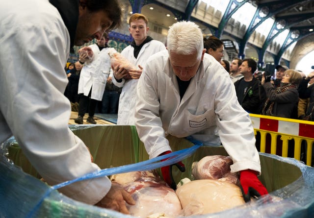 Smithfield Market Christmas meat auction