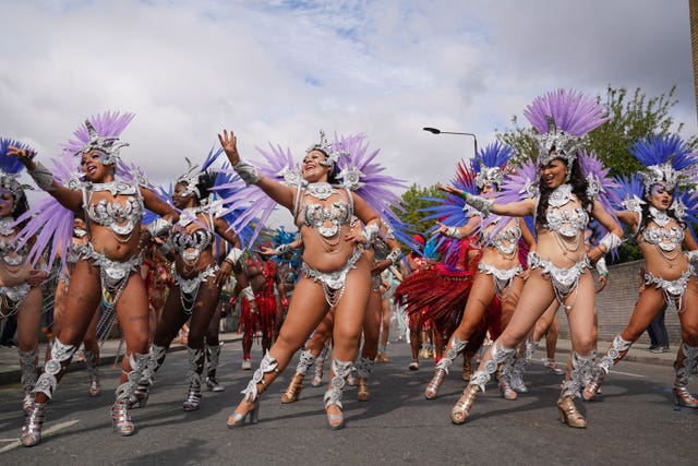 Notting Hill Carnival participants