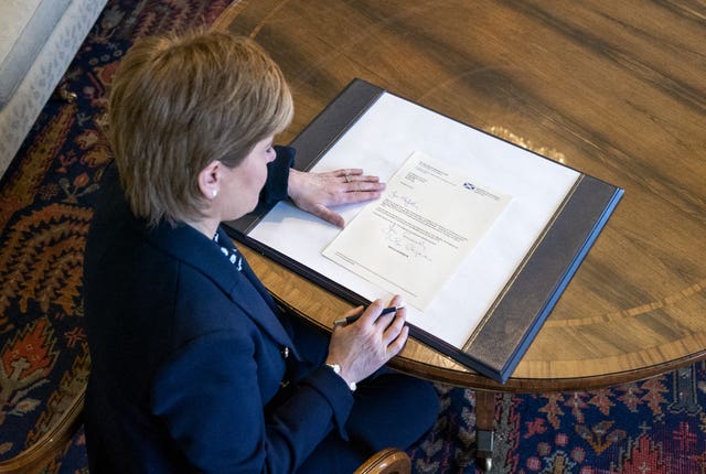 Nicola Sturgeon resignation letter