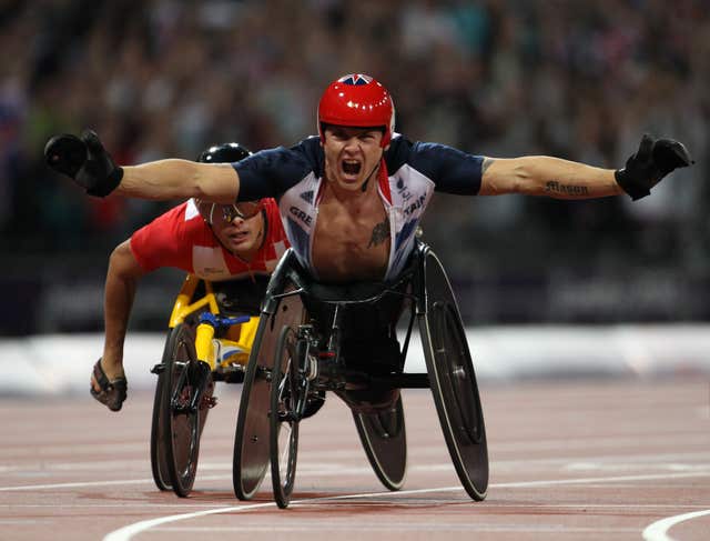 David Weir won four Paralympic gold medals at London 2012