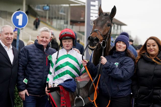 Better Days Ahead with connections after winning at Navan