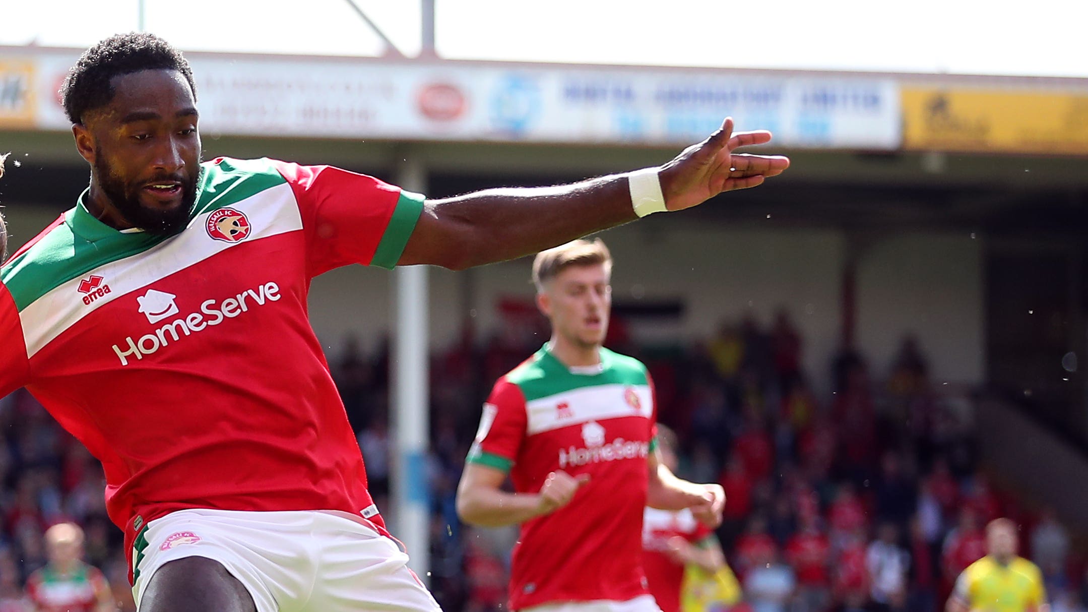 Manny Monthe got Walsall’s late winner (Isaac Parkin/PA)