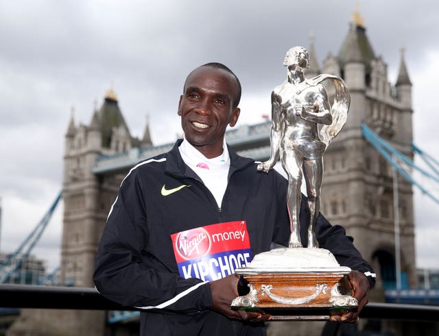 Eliud Kipchoge won the 2016 London Marathon (Adam Davy/PA)