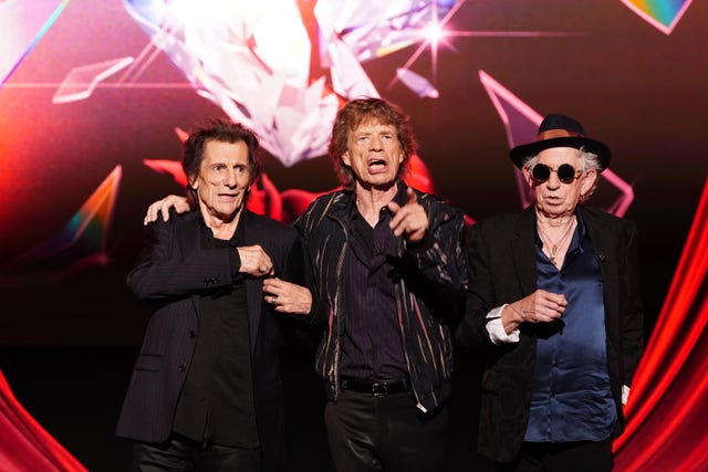 The Rolling Stones at the launch of Hackney Diamonds