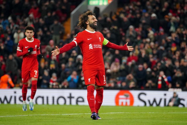 Mohamed Salah moved onto 199 goals for Liverpool
