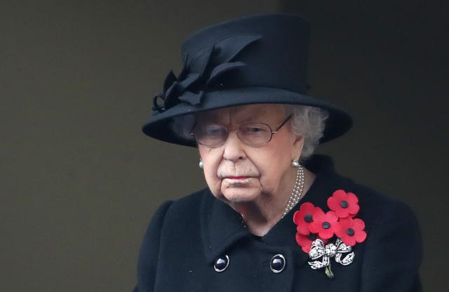 The Queen during the weekend's Remembrance Sunday service at the Cenotaph has been the nation's monarch for more than 68 years. Chris Jackson/PA Wire