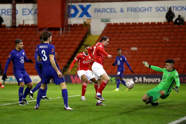 Barnsley gave Chelsea a scare in their fifth-round FA Cup tie at Oakwell in February