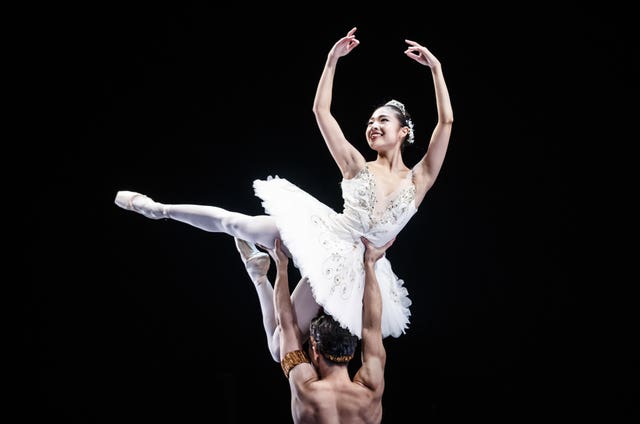 Dancers for the Northern Ballet during a dress rehearsal (Danny Lawson/PA)