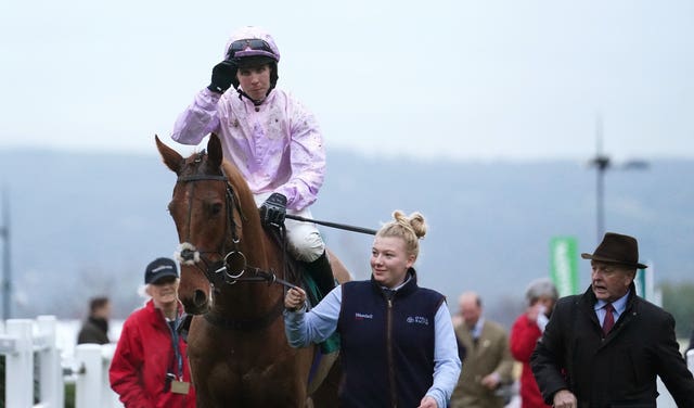 Wreckless Eric after winning at Cheltenham 