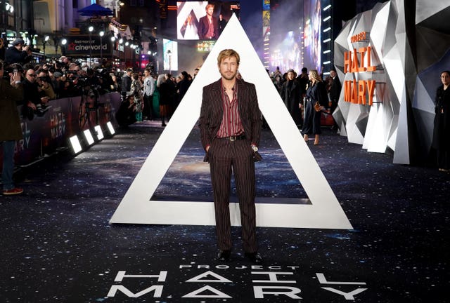 Ryan Gosling attends the world premiere of Project Hail Mary at Cineworld Leicester Square, London