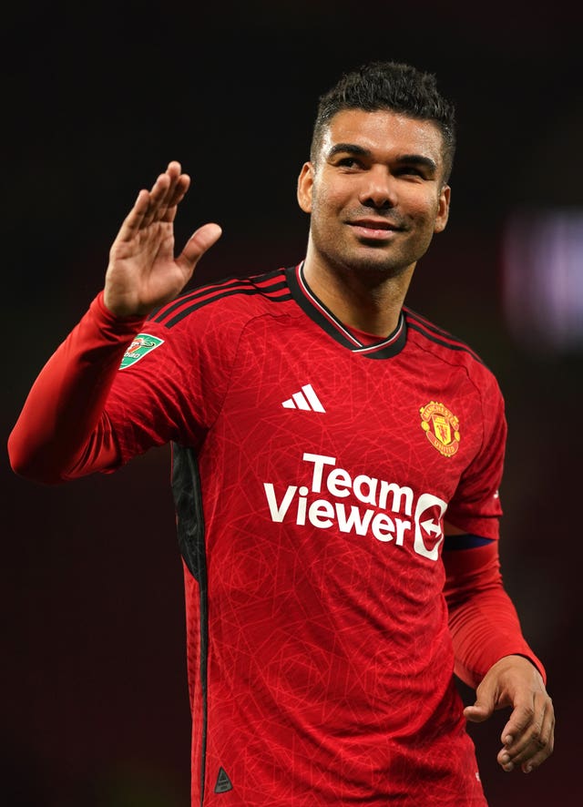 Manchester United’s Casemiro in action 