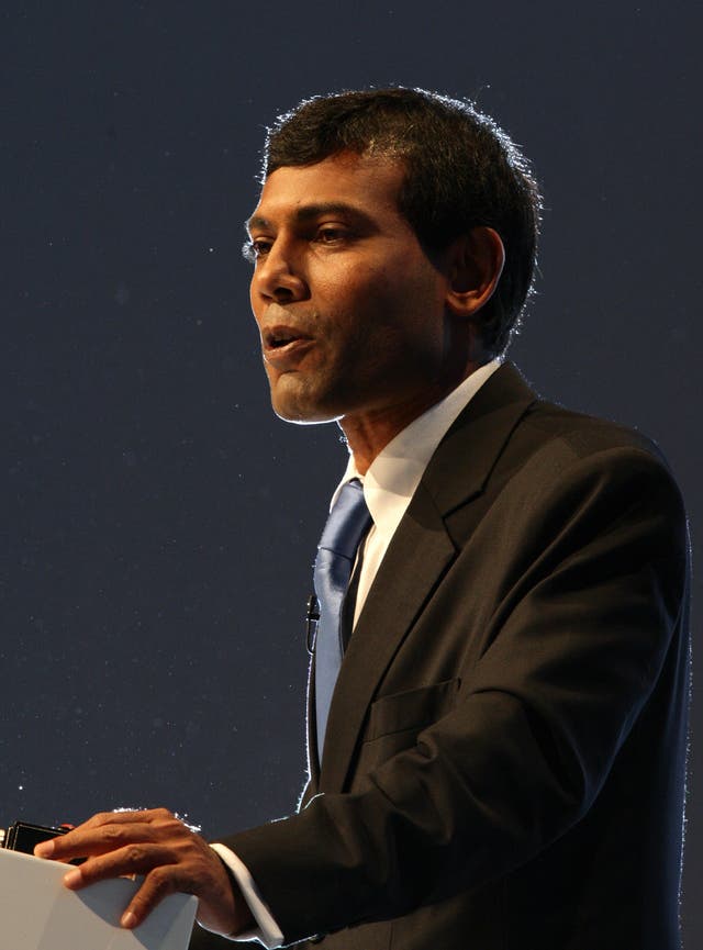 Mohamed Nasheed (Dave Thompson/PA)
