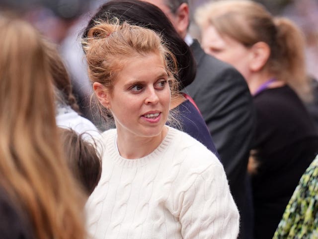 Princess Beatrice attends the parade