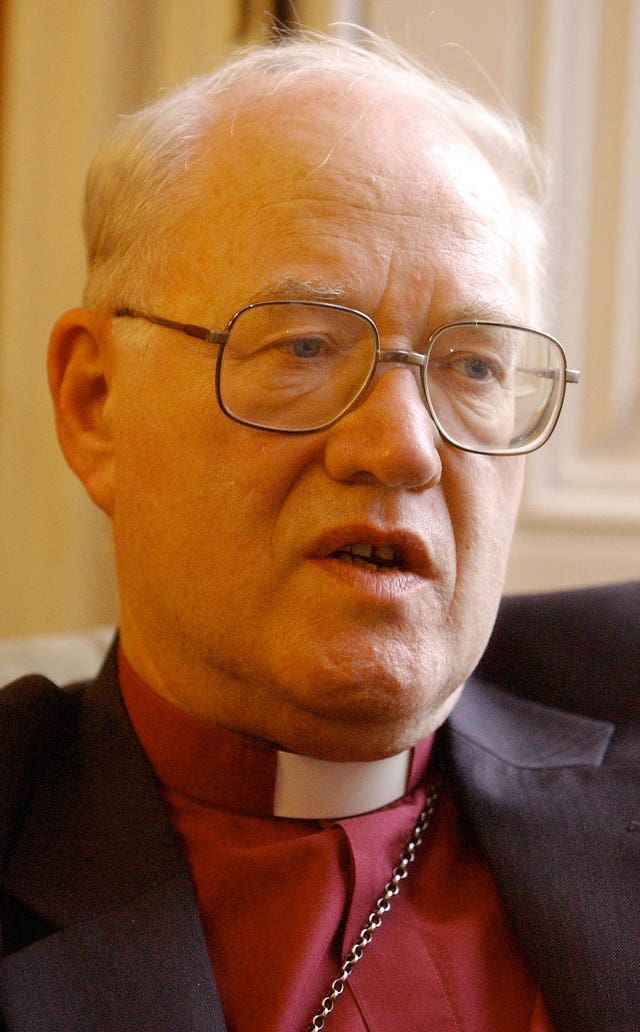 George Carey, former archbishop of Canterbury,