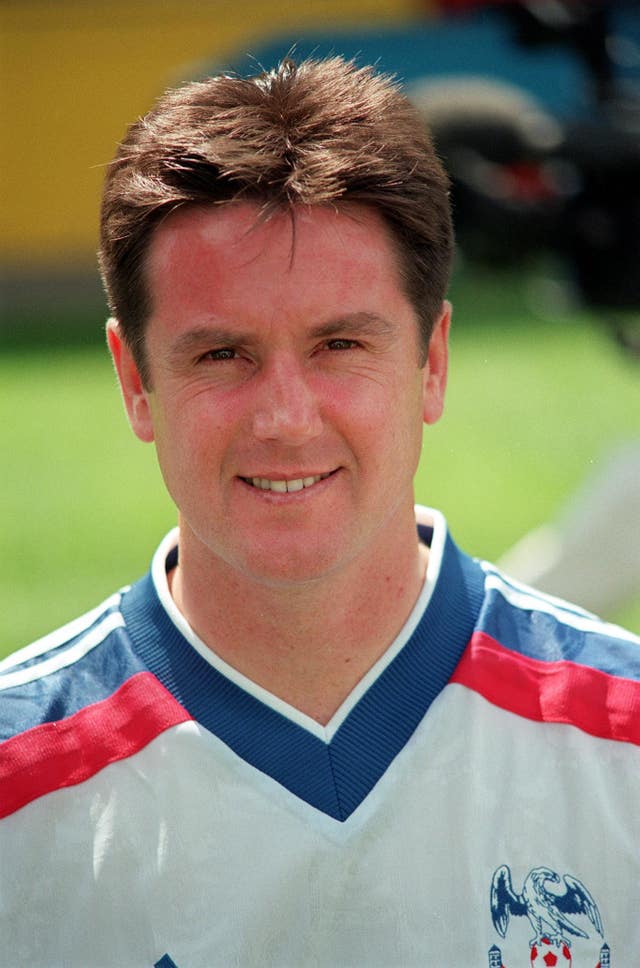 Terry Fenwick, pictured during his Crystal Palace days, recalls playing against Diego Maradona