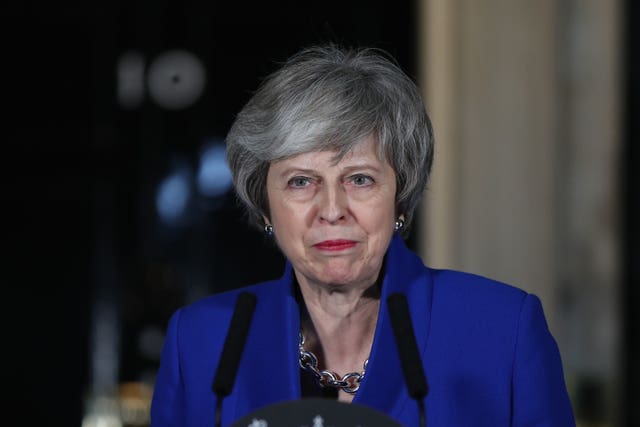 Prime Minister Theresa May (Yui Mok/PA)