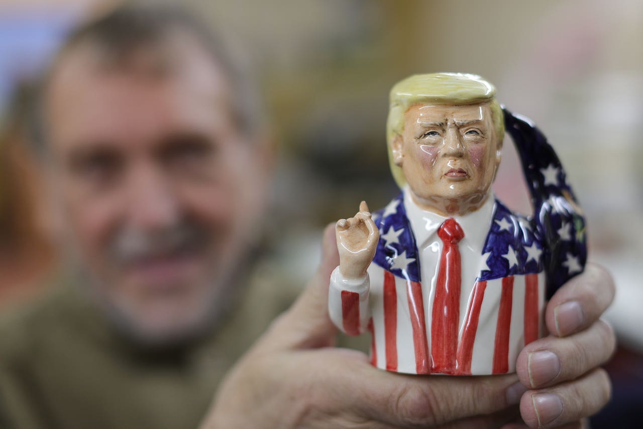 Pottery maker creates ‘flamboyant’ Donald Trump jugs complete with