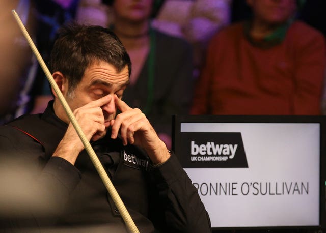 Ronnie O'Sullivan could not believe his eyes when he was confronted by a streaker
