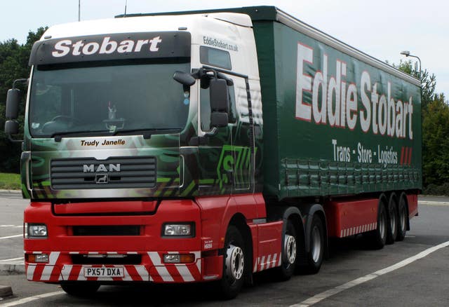 An Eddie Stobart truck