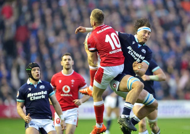 Jamie Ritchie against Wales