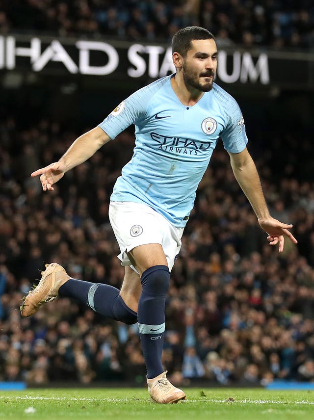 Gundogan joined City from Dortmund three years ago