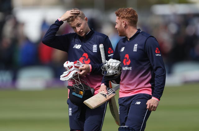 Bairstow (right) says he and Root instantly clicked when batting together 