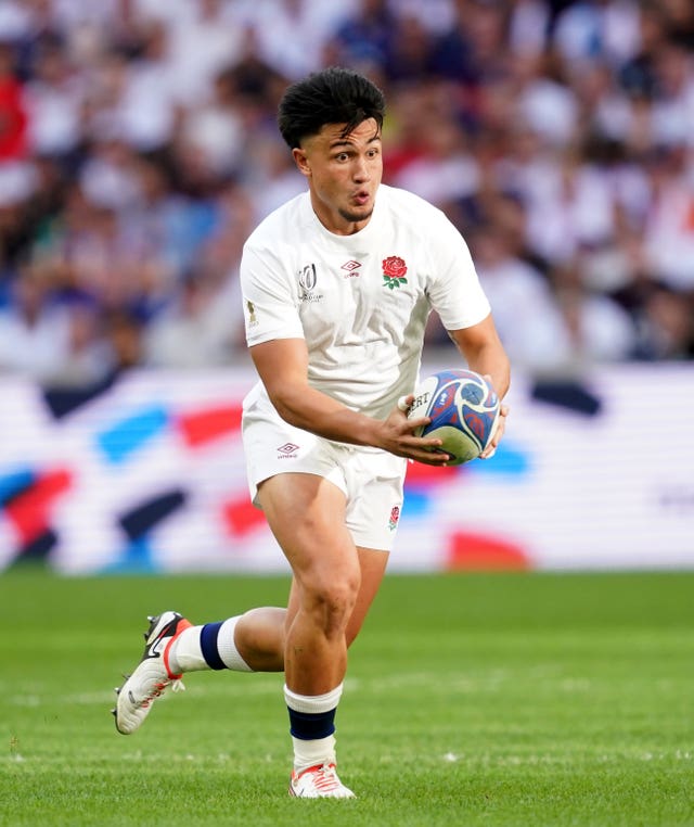 Marcus Smith played full-back for England during the World Cup