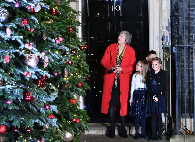 Downing Street Christmas tree