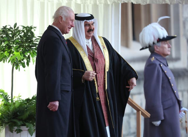 King of Bahrain visit to UK