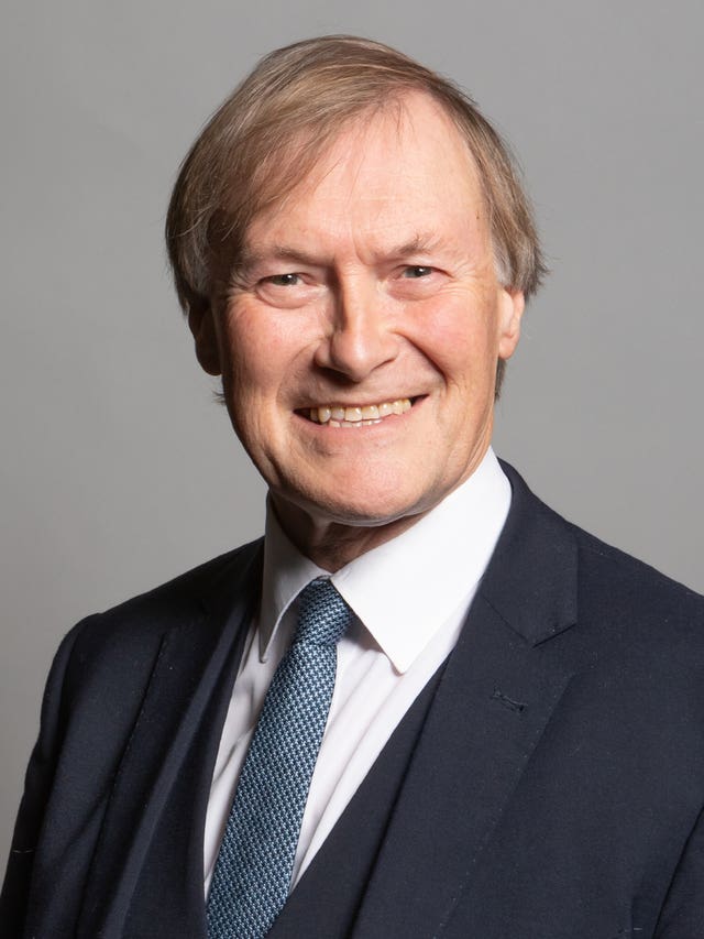 Sir David Amess, who was stabbed during a constituency surgery at Belfairs Methodist Church in Leigh-on-Sea, Essex, on October 15, 2021.