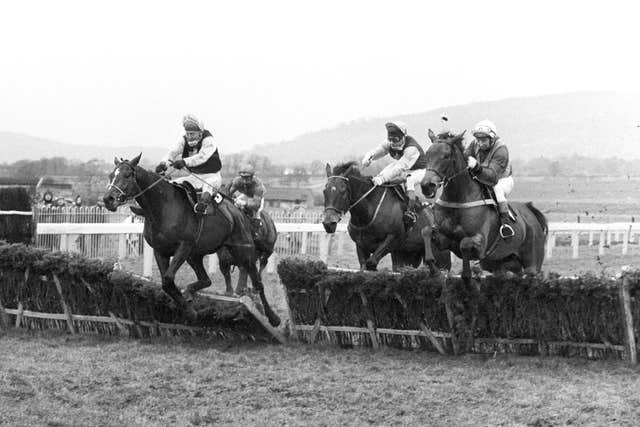 Night Nurse (right) in action at Cheltenham