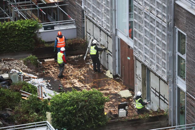 Contractors undertake works at a residential property in Paddington 