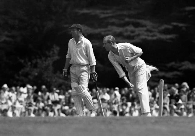 Philip playing cricket