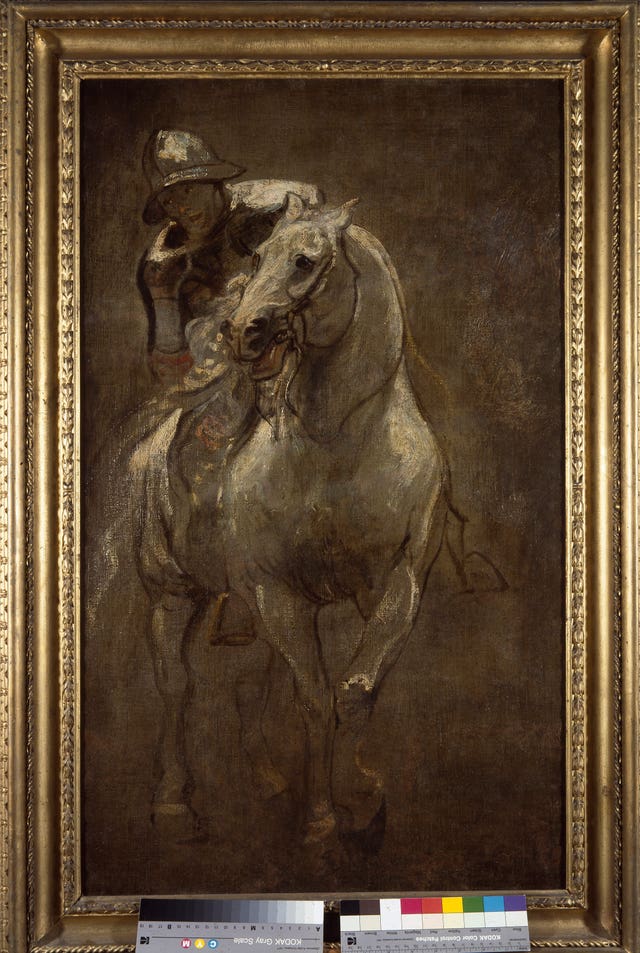 A Soldier on Horseback, c1616, by Antony Van Dyck